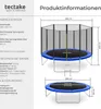 Trampolin Garfunky Ø 396 cm,  GS  mit Sicherheitsnetz Produktbild-Vorschau 5
