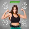 Tunturi Cerceau Hula Hoop de Fitness Réglable Tunturi avec Voir les images du produit 3