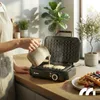 Waffeleisen knusprig Doppelt Belgische Waffeln Antihaft Produktbild-Vorschau 3