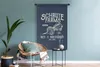 MuchoWow® Wandteppich Wandbehang Rübe - Retro - Zitat Produktbild-Vorschau 5