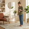 DanDiBo Tabouret pour fleurs Blanc Métal Angulaire 70 cm Voir les images du produit 6