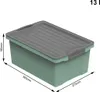 Stapelbox DIN A4, 13 l COMPACT, Farbe:Grün Produktbild-Vorschau 10