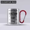 Trendation - Lustige Edelstahl Tasse Karabiner Rentner Produktbild-Vorschau 2