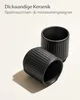 Cosumy Espressotassen Set 4er Schwarz – Stapelbare Espresso Produktbild-Vorschau 4