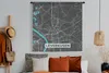 MuchoWow® Wandteppich Wandbehang Blau - Deutschland - Karte Produktbild-Vorschau 5