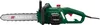 A green and black electric chainsaw with a silver bar and chain, shown against a white background. Produktbild-Vorschau