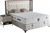 LUSSO Polsterbett  90x200  - Farbe: Creme - Set:  Produktbild-Vorschau 1