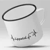 Huuraa Emaille Tasse Lippetal Geschenk Kaffeebecher Vintage Produktbild-Vorschau 2