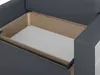 2-Sitzer-Sofa mit Schlaffunktion MILO1 - Grau Produktbild-Vorschau 4