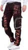 Cipo & Baxx Herren Jeans CD693 Bordeaux W31/L32 Produktbild-Vorschau 3