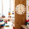Kinderuhr mit süßen Tieren Wanduhr aus Alu Produktbild-Vorschau 3