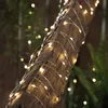 HI Garten-Lichterkette mit LEDs Solar 20 m Kupfer Produktbild-Vorschau 3