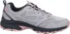 A side view of a single gray and pink Skechers women's hiking shoe against a white background. Anteprima dell’immagine prodotto