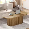 A living room scene with a couch and a coffee table. Voir les images du produit