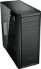 A black computer case is shown from a three-quarter angle against a white background. Produktbild-Vorschau
