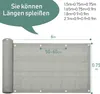 Jiubiaz Balkonsichtschutz Balkon Sichtschutz Bespannung Produktbild-Vorschau 2