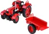 Kovový traktor s prívesom, červený Jokomisiada Náhľad obrázku produktu 3
