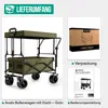 Avalo Bollerwagen mit Dach XL - Faltbar - Bis zu 110 kg - Produktbild-Vorschau 9