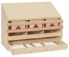 vidaXL 3-osobowe gniazdo 72x33x54 cm lite drewno sosnowe Podgląd zdjęcia produktu 3