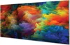 Glasbilder 140x70 Wandkunst 3d bunte Fraktale Produktbild-Vorschau 1