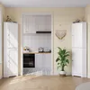 Armoire d'angle haute Merax avec 2 portes, meuble de Voir les images du produit 5