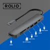 Rolio USB C Hub, 4K HDMI, SD&TF Kartenleser, 2x USB 3.0, 2x Produktbild-Vorschau 2
