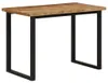 vidaXL Esstisch 110x55x75 cm Massivholz Mango Produktbild-Vorschau 7