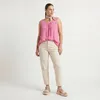 Top Long Shirt ärmelloses Sommer Oberteil Rundhals 36-50 Produktbild-Vorschau 3