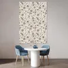 MuchoWow® Poster Blumen - Muster - Grau 120x180 cm - Produktbild-Vorschau 5
