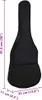 vidaXL Gitarrentasche für 1/2 (34") Klassikgitarre Schwarz Produktbild-Vorschau 6