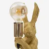 Mauro Ferretti Kaninchen Tischlampe E27 13x17x35,5 cm gold Produktbild-Vorschau 9