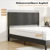 Letto imbottito COSTWAY con rete a doghe, struttura del Anteprima dell’immagine prodotto 4