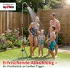 Grafner® Gartendusche Gartenbrause Stativ Alu 172-220cm Produktbild-Vorschau 5