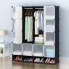 Penderie Grande Etagère Modulaire Xxl Noir Haute Capacité Voir les images du produit 2