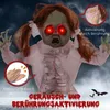 HOMCOM: Muñeco fantasma de Halloween de 76 cm con luces LED Vista previa de la imagen del producto 6
