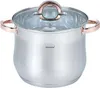 KLAUSBERG Kochtopf 22cm 7L Edelstahl Roségold Produktbild-Vorschau 1