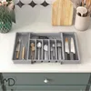 Organizér do kuchyňské zásuvky na příbory, výsuvná Náhled obrázku produktu 2