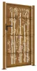 vidaXL Zahradní brána 100x200 cm Corten ocel Bambusový Náhled obrázku produktu 5