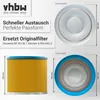 vhbw Faltenfilter kompatibel mit Parkside PNTS 30/4(E/S), Produktbild-Vorschau 5