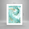 Poster - Poster ohne Rahmen - Abstraktion blau Wasser Produktbild-Vorschau 4
