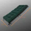 Gartenstuhl Hochlehner Auflagen Set 4x 50x120 cm Grün – Produktbild-Vorschau 3