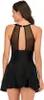 L--Damen Badekleid Neckholder Badeanzug Einteiler Produktbild-Vorschau 4