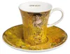 2er Set Gustav Klimt Espressotassen Adele Bloch-Bauer + Die Produktbild-Vorschau 1