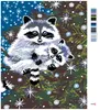 Zuty - Malen nach Zahlen - WASCHBÄREN, 40x50 cm, ohne Produktbild-Vorschau 3
