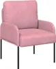 vidaXL Sofas mit Kissen 55cm Rosa Sperrholz Produktbild-Vorschau 1
