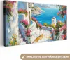 MuchoWow® - Leinwandbilder - Landschaft - Blumen - Natur - Produktbild-Vorschau 1
