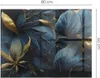 Elegante Blätter in Textur – Glasbodenplatte für – Produktbild-Vorschau 4