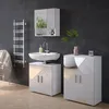 Vicco Midischrank Irma, 60 x 81 cm, Weiß Hochglanz mit Produktbild-Vorschau 4