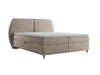 Lit Boxspring 160x200 MADRYT Bouclé Cappuccino avec Voir les images du produit 2