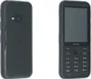 A split image showing the front and back of a black Nokia mobile phone. Podgląd zdjęcia produktu